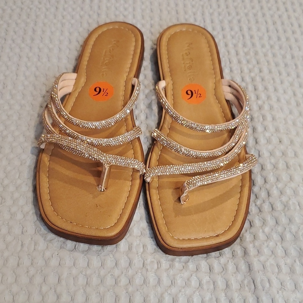 Rose gold Mariella sandals Size 9 1/2 (#1)
